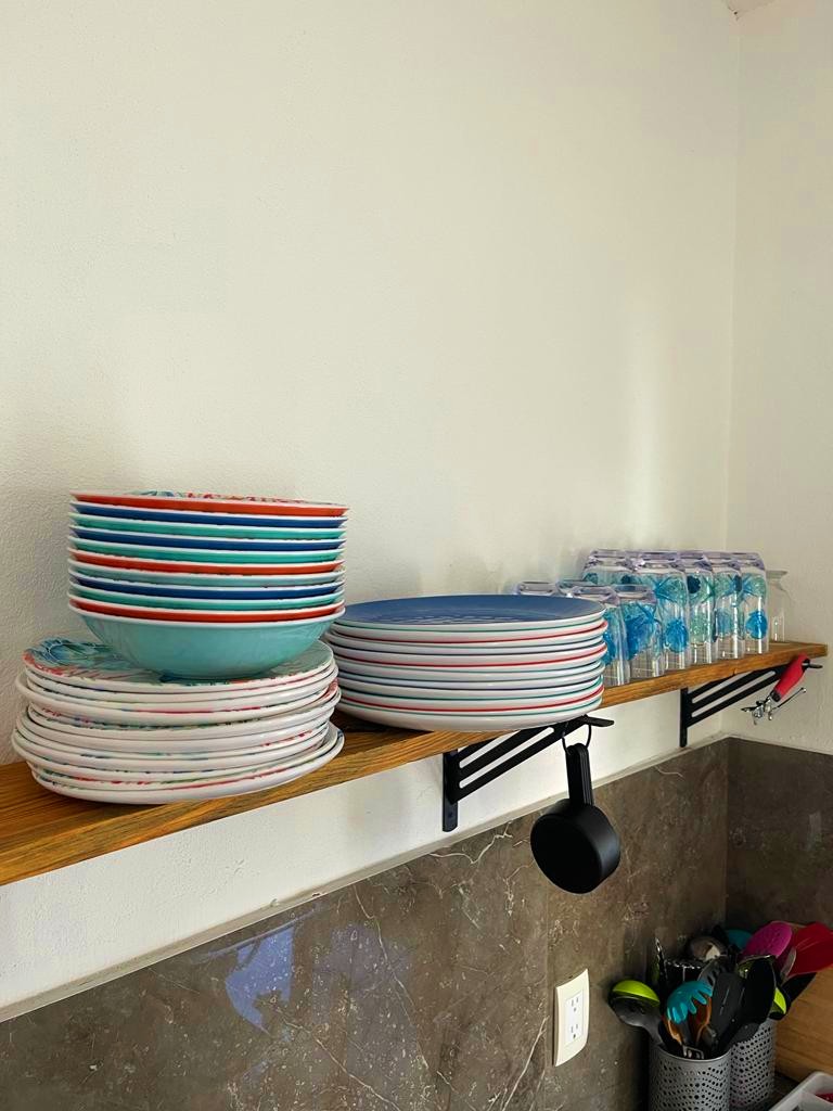 Fotografia de los platos de la casa