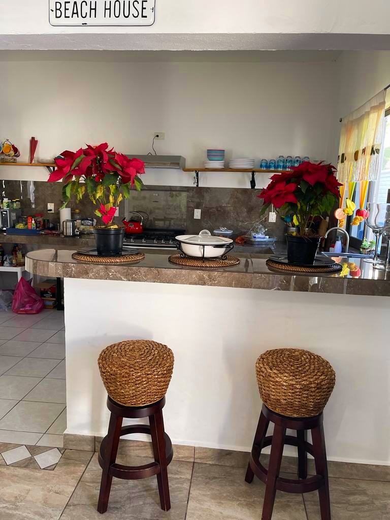 Fotografia de la barra de la cocina